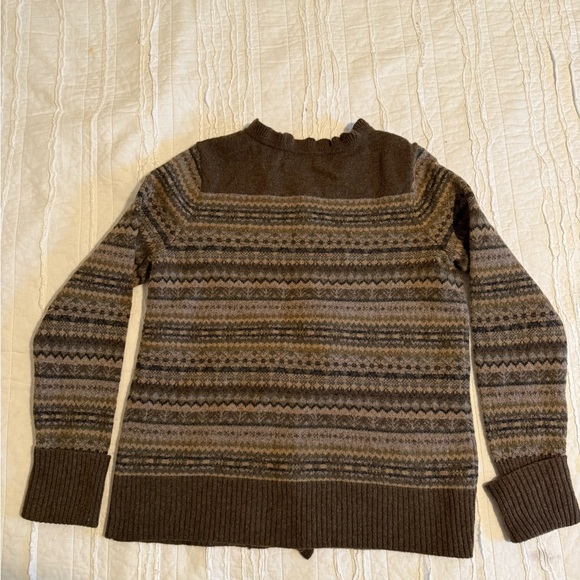 Eddie Bauer Wool Brown Cardigan - Picture 3 of 8